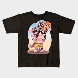 Dog family Kids T-Shirt